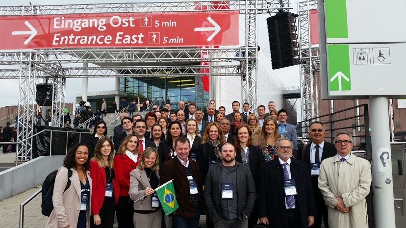 Grupo gaúcho na Feira Anuga 2015 (Foto: SEBRAE/RS)