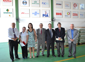 Doação oficial (Fotos: Sebrae/RS)