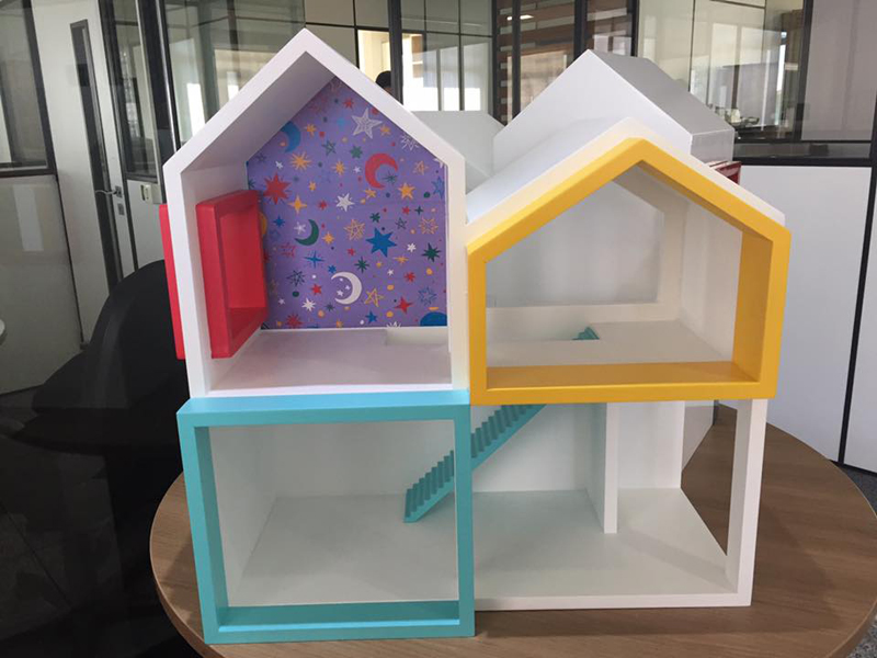 O SEBRAE/RS foi um dos parceiros na construção da Casa de Boneca (Foto: Divulgação)