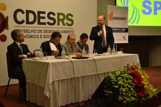 Vitor Augusto Koch explica forma de atuação do Sebrae/RS (Foto: Sebrae/RS)