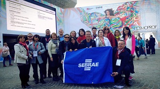 Empresária da região participou da missão à Feira Cosmoprof (Foto: SEBRAE/RS)