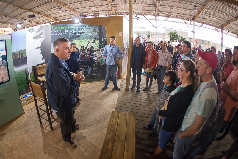 Espaço do Turismo Rural no Salão do Empreendedor (Foto: Fagner Almeida)