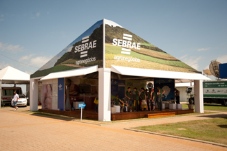 Estande do SEBRAE/RS na edição 2012 da feira (Foto: Alexandre Freitas)