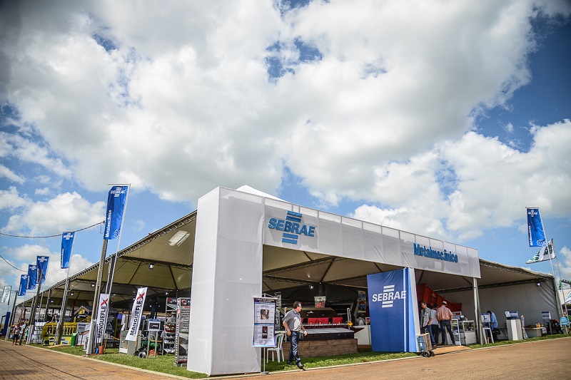 Estande Metalmecânico do SEBRAE/RS na Expodireto 2016 (Foto: Fagner Almeida)