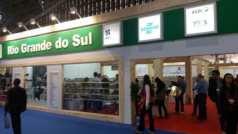 Estande coletivo do RS na Francal 2016 (Foto: SEBRAE/RS)