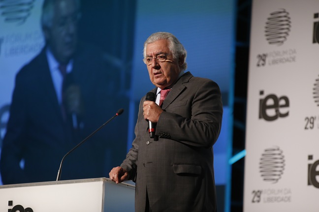 Guilherme Afif Domingos foi um dos painelistas do Fórum da Liberdade (Foto: Fernando Conrado / Divulgação Fórum da Liberdade)