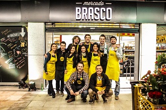 Equipe do Mercado Brasco é formada por jovens (Foto: Divulgação)