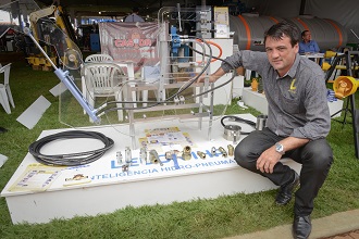 Empresário Estevão Leuck participa da Expodireto pela primeira vez (Foto: Fagner Almeida)