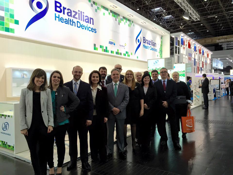 Grupo gaúcho na Feira em Dusseldorf (Foto: SEBRAE/RS)