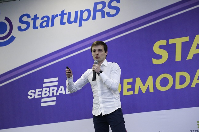 Lucas Montano participou do programa Startup RS do SEBRAE/RS em 2015 (Foto: João Alves)