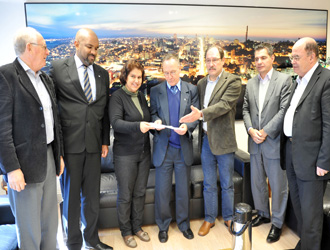Superintendente do Sebrae/RS foi recebido pelo prefeito de Caxias do Sul nesta quinta-feira (Foto João Alves)