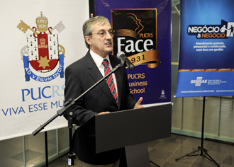 Diretor Técnico do SEBRAE/RS, Marco Kappel Ribeiro (Foto: Bruno Todeschini/Divulgaca PUCRS)