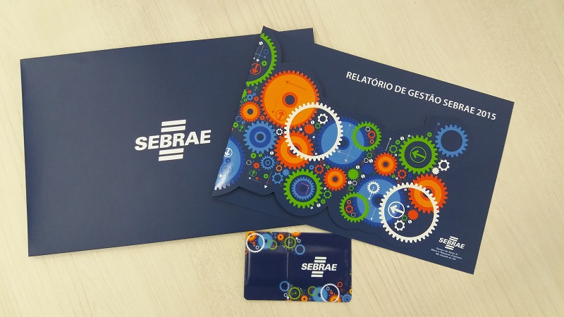 Material foi entregue apenas em formato digital através de pen drive (Foto: SEBRAE/RS)