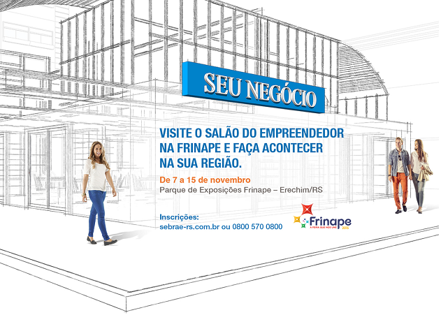 O Salão do Empreendedor ocorrerá durante a Frinape 2015 (Foto: Divulgação)