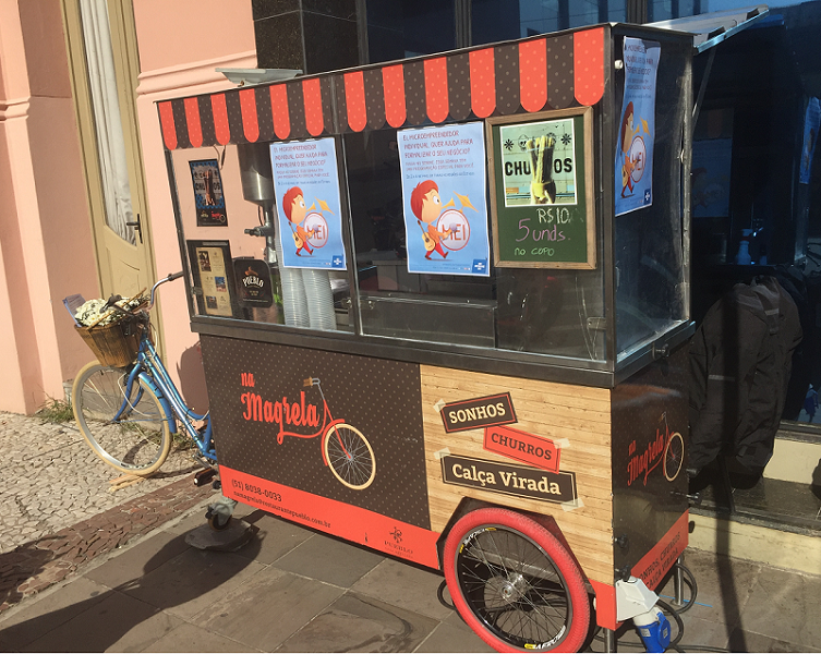 Empresa Na Magrela, de churros, participa da Semana MEI em Porto Alegre (Foto: SEBRAE/RS)