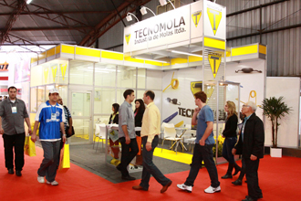 Tecnomola acompanha a feira desde o início (Foto: João Alves)