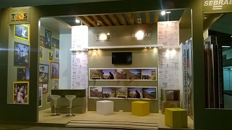 Estande do SEBRAE/RS e parceiros na FENADOCE 2015 (Foto: Divulgação)