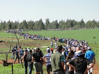 Dia de Campo realizado em 2012 reuniu mais de um mil produtores rurais (Foto: SEBRAE/RS)