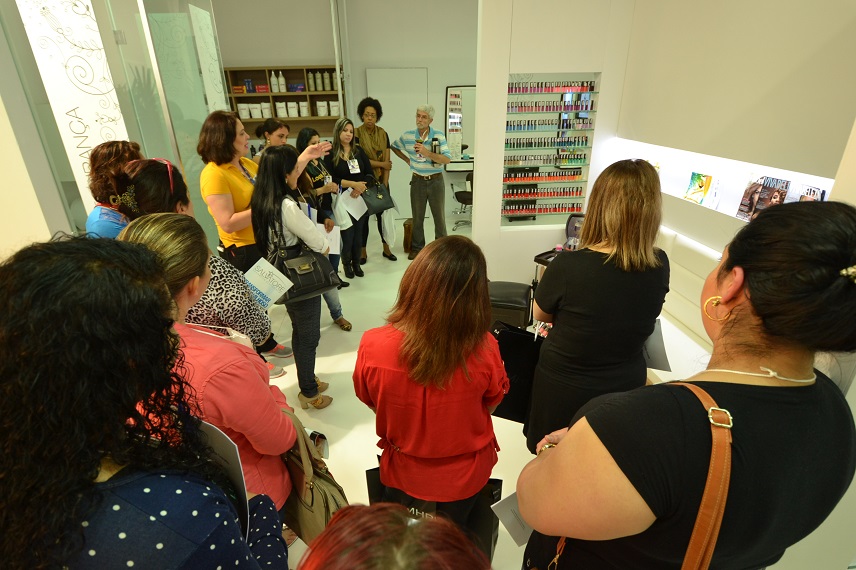 Salão Conceito é uma iniciativa do SEBRAE/RS na Feira Sul Beleza (Foto: SEBRAE/RS)