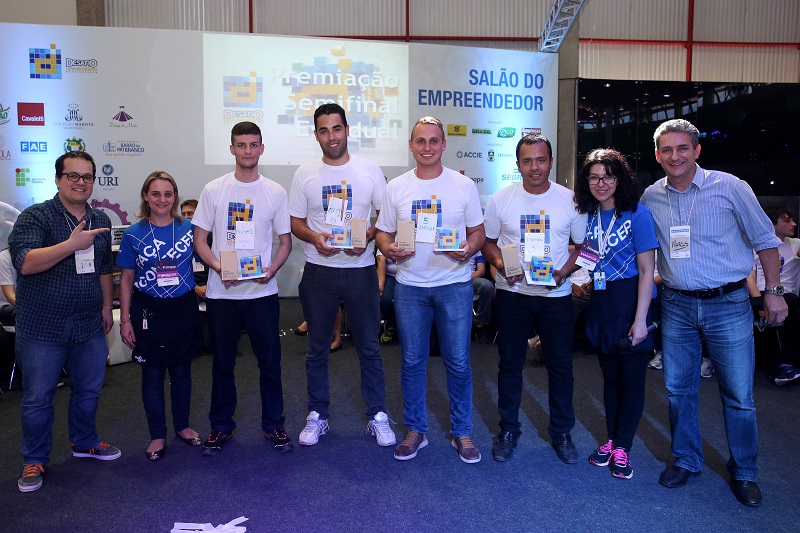 Finalistas gaúchos do Desafio Universaitário Empreendedor (Foto:Marcos Nagelstein/ Agência Preview)